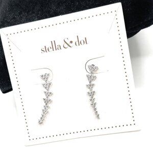 Pave Triangle Path Stella & Dot Earrings - E313S